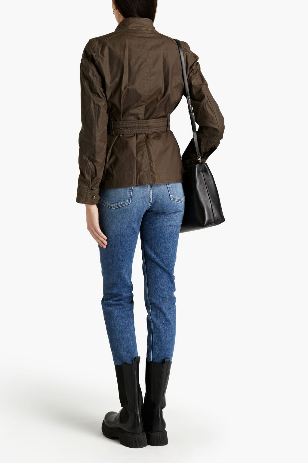 BELSTAFF Trialmaster belted coated-cotton jacket