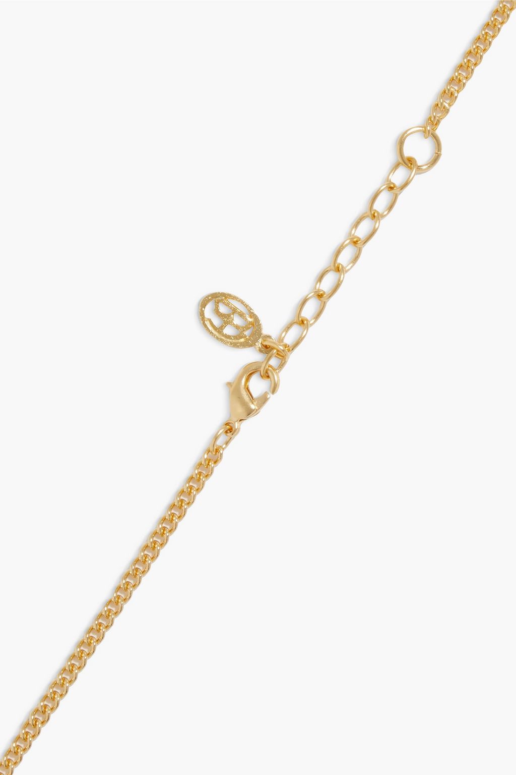 BEN-AMUN 24-karat gold-plated necklace