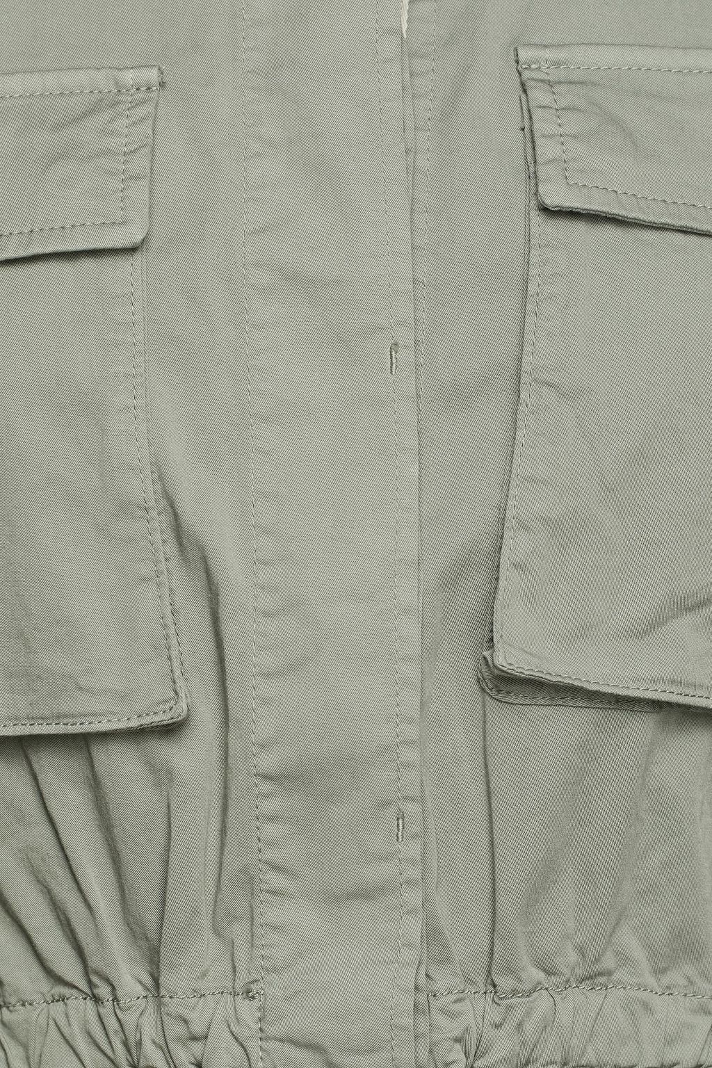 BELSTAFF Anchorfield gathered cotton-blend jacket