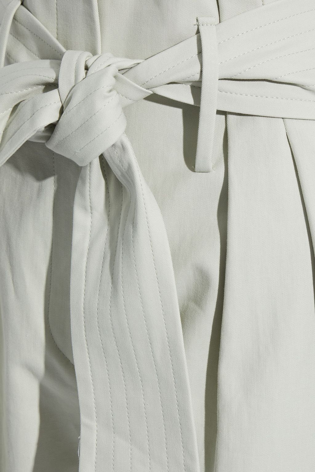 IRO Ritokie belted pleated cotton-twill tapered pants