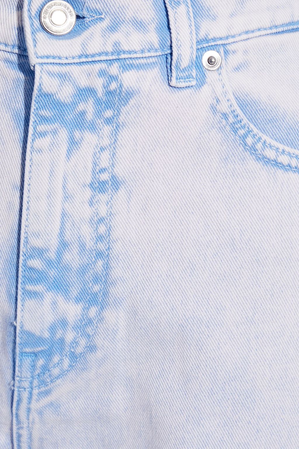 IRO Dahio bleached high-rise straight-leg jeans