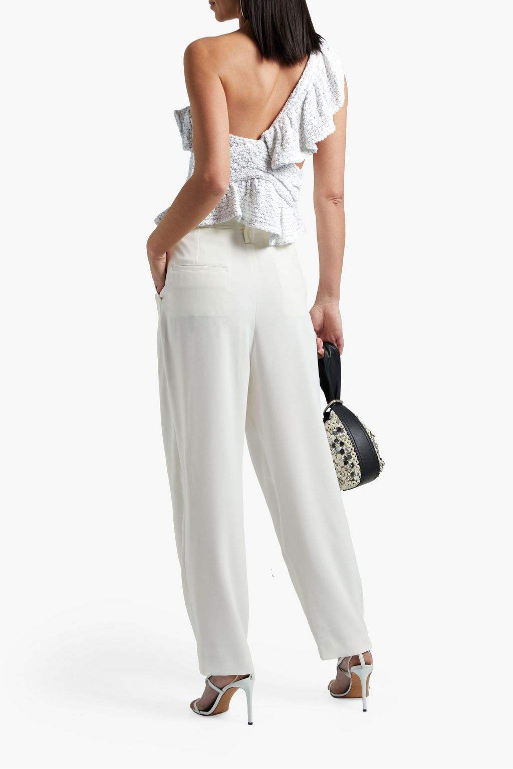 IRO Rexo pleated crepe tapered pants