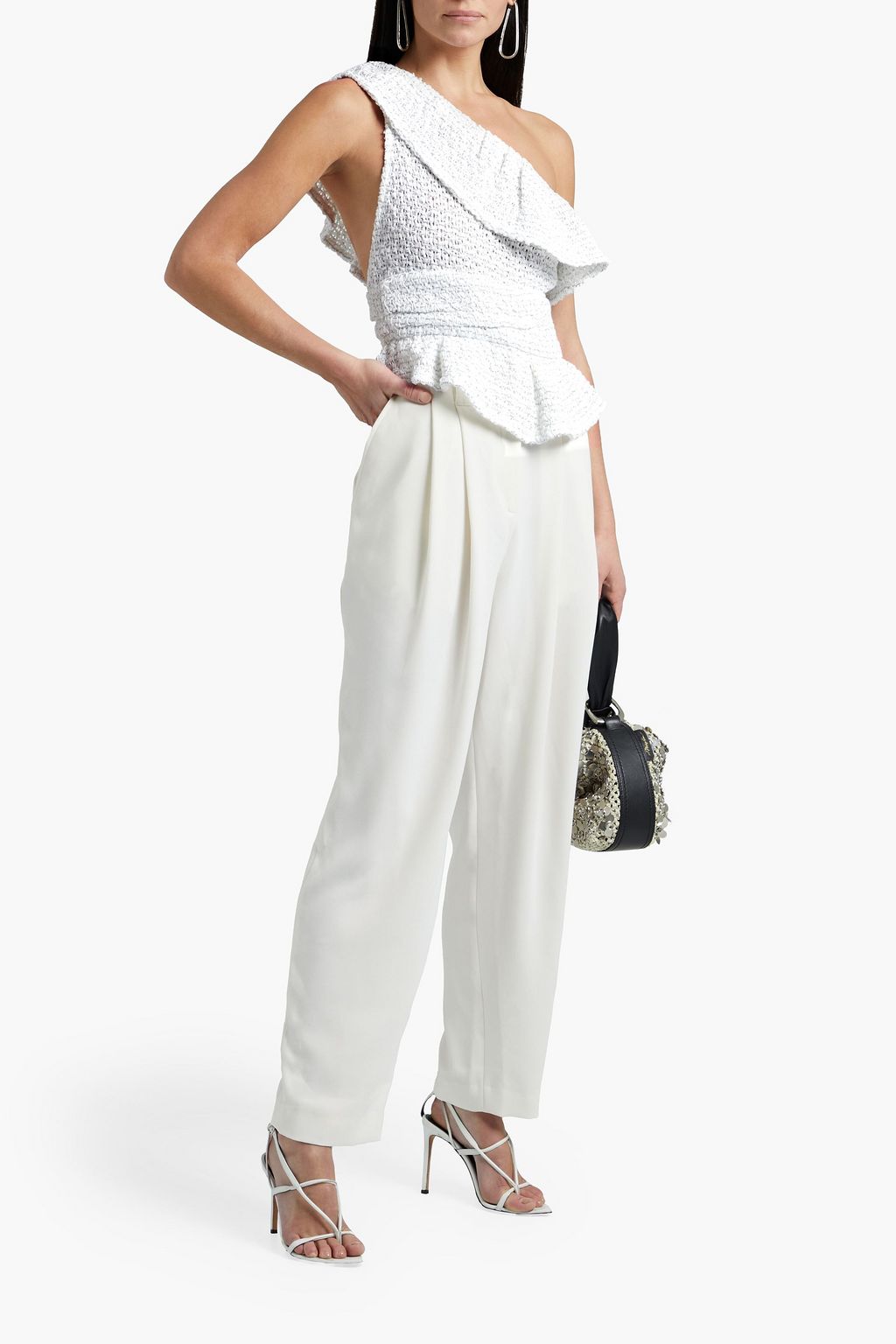IRO Rexo pleated crepe tapered pants