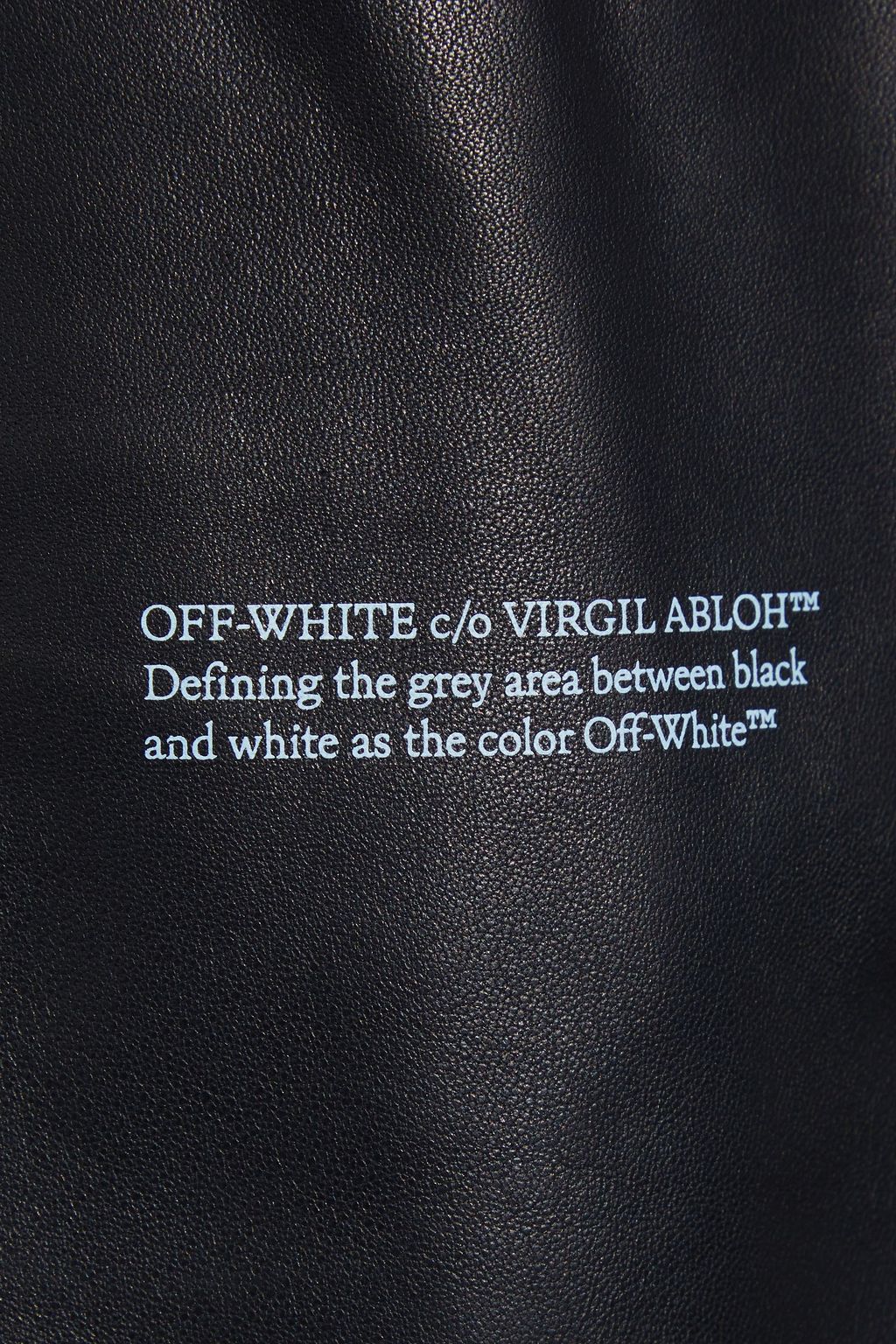 OFF-WHITE™ Belted printed leather shorts
