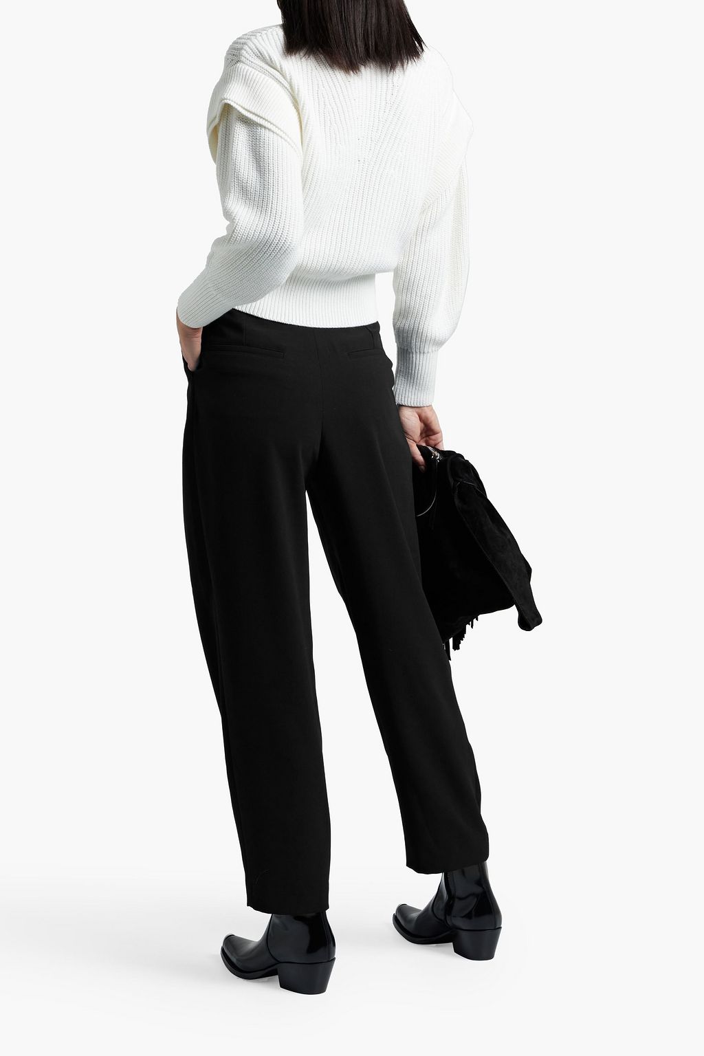 IRO Rexo pleated crepe tapered pants
