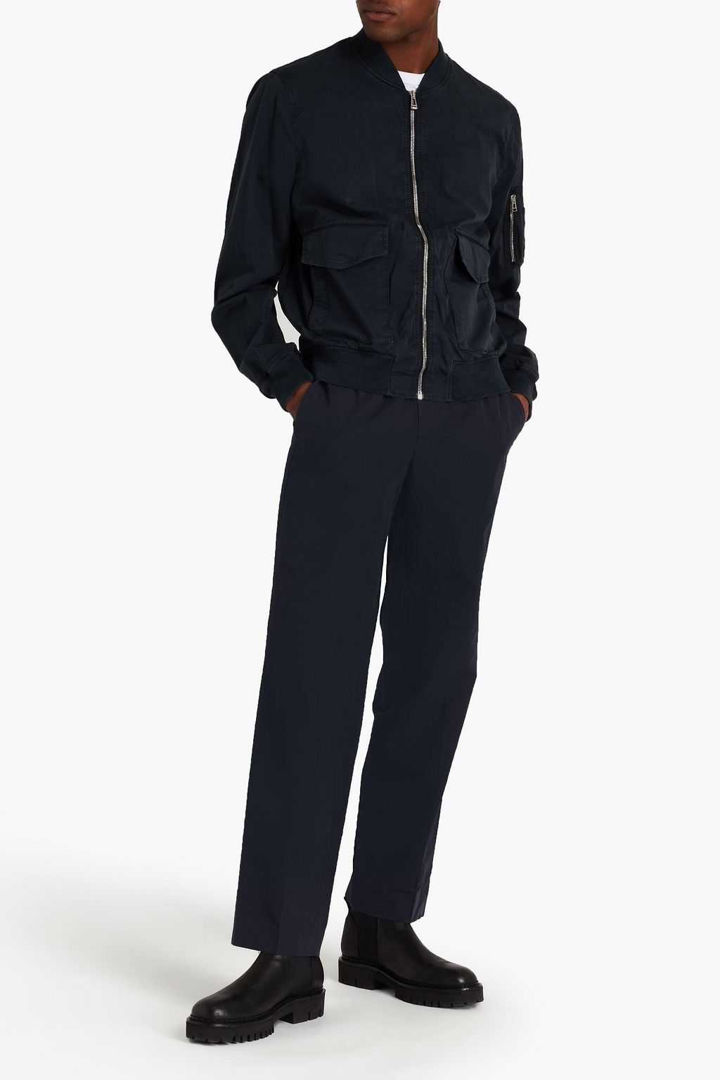 BELSTAFF Barham cotton-blend twill bomber jacket