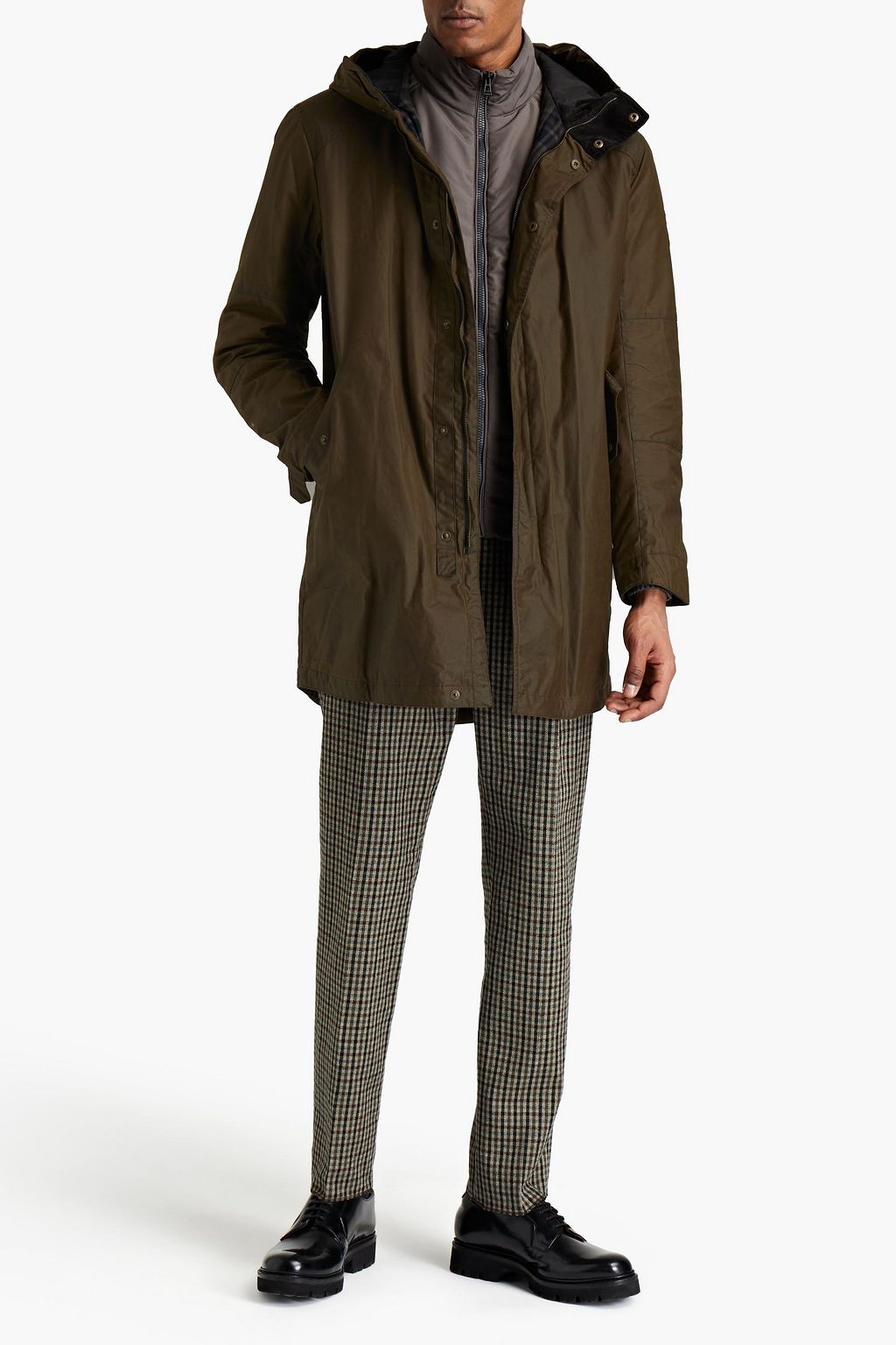 BELSTAFF Chevington waxed cotton-canvas hooded parka