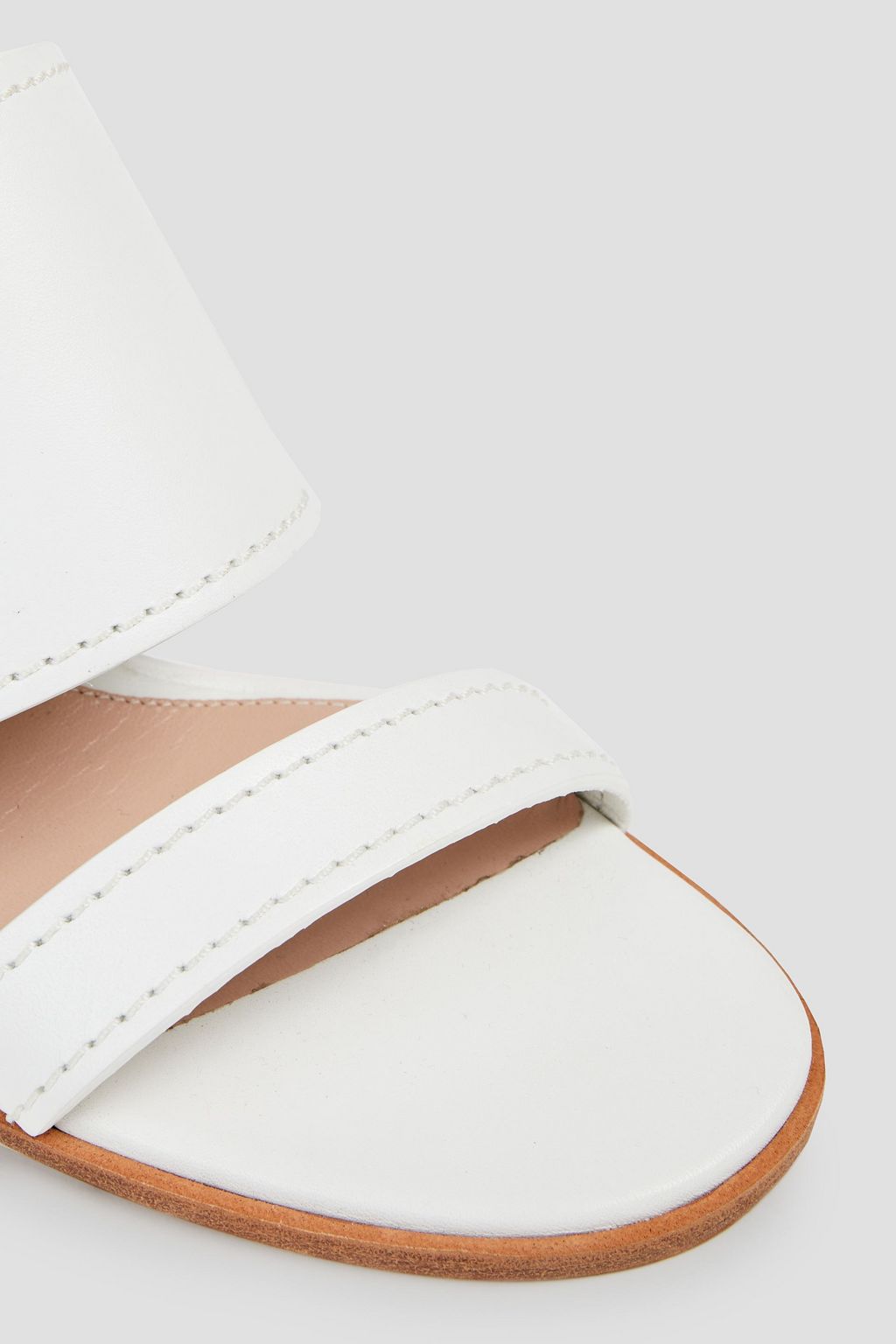 MCQUEEN Cutout leather mules