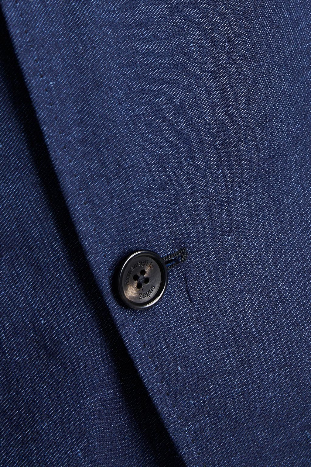 ZEGNA Hemp-blend twill suit jacket