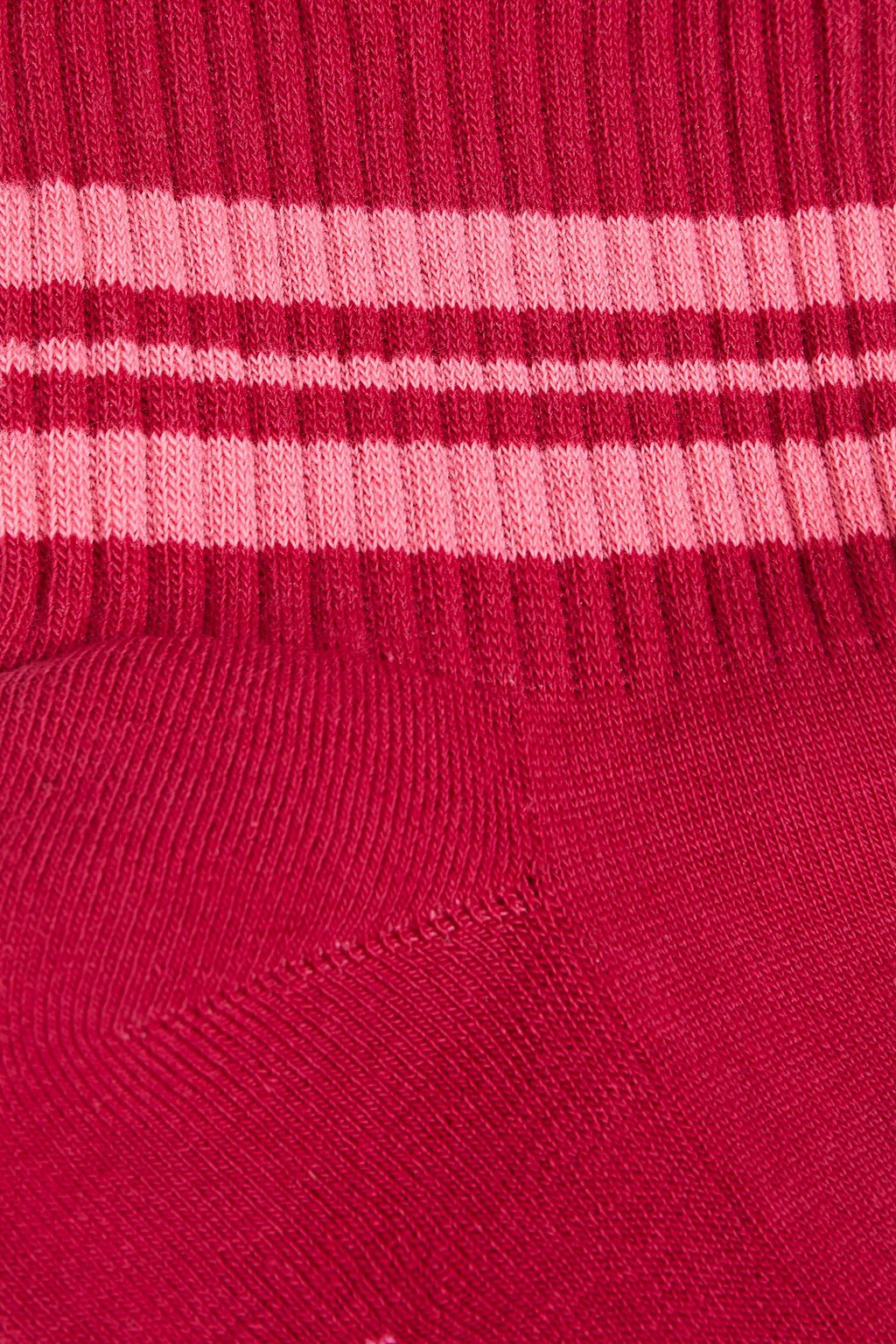 MCQUEEN Ribbed striped cotton-blend socks