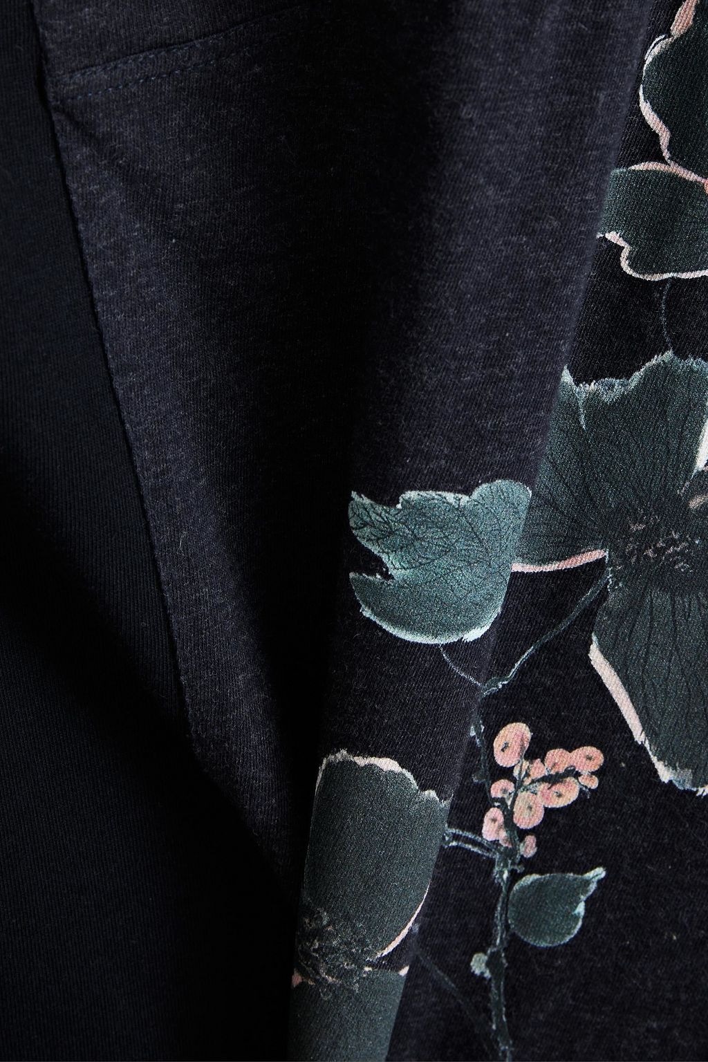 MCQUEEN Floral-print cotton-jersey T-shirt