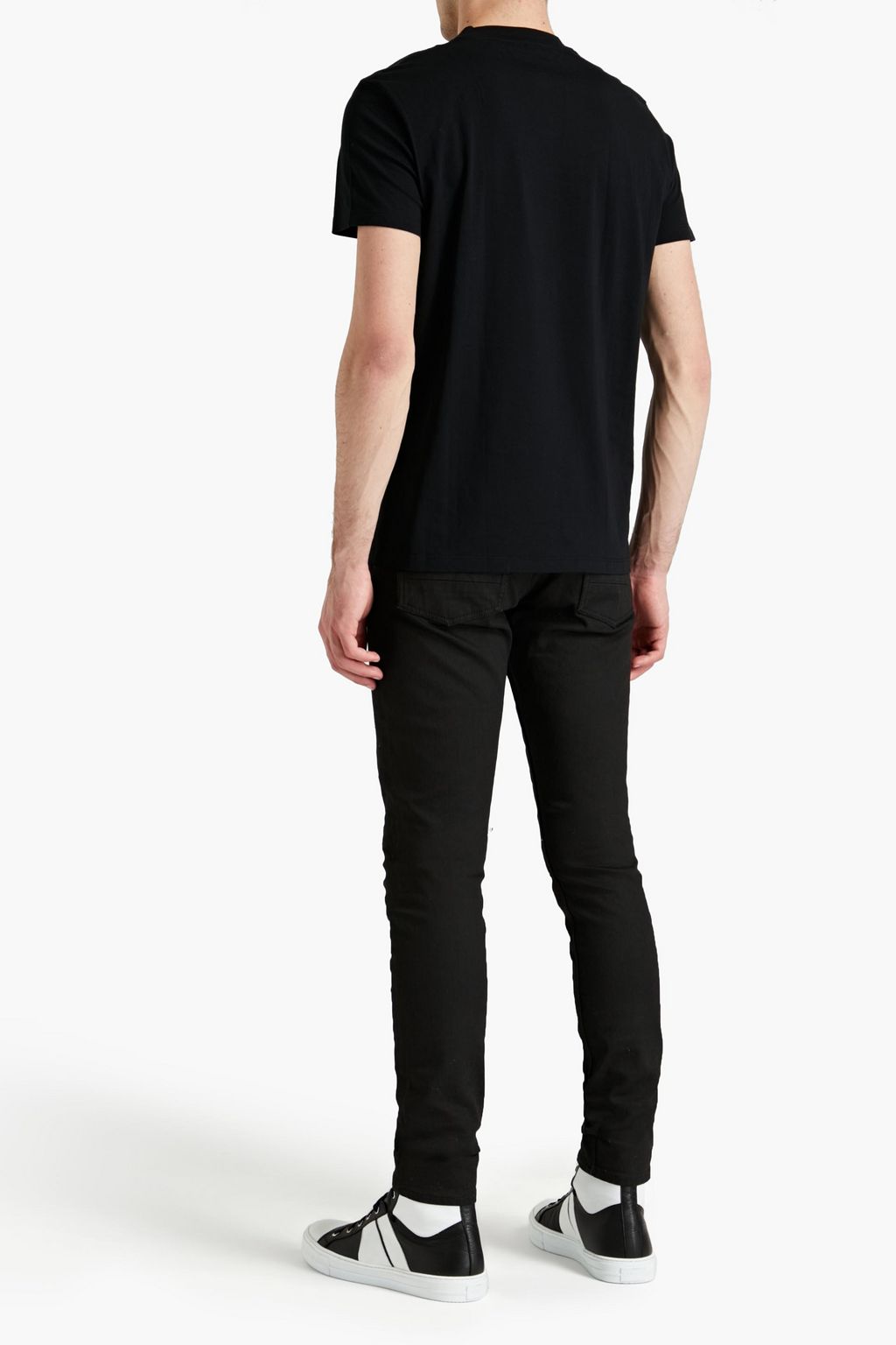MCQUEEN Floral-print cotton-jersey T-shirt