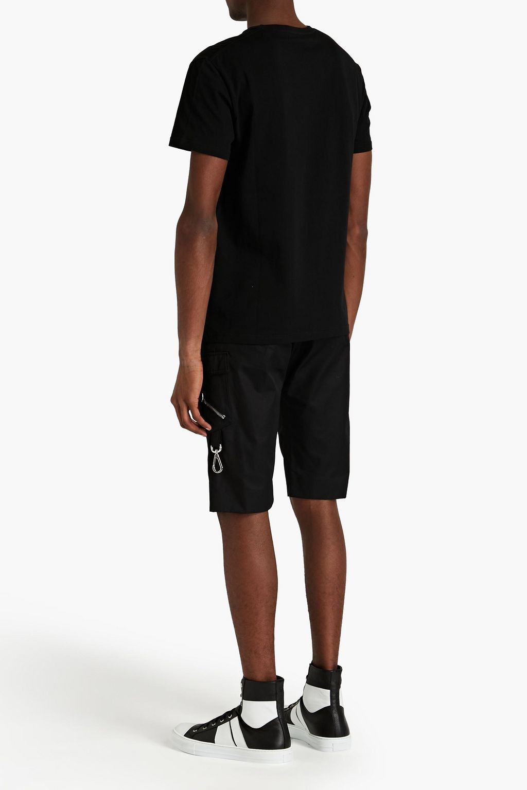 MCQUEEN Printed cotton-jersey T-shirt