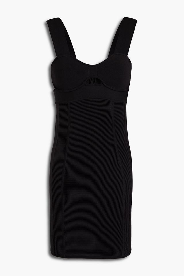 Cutout bandage mini dress