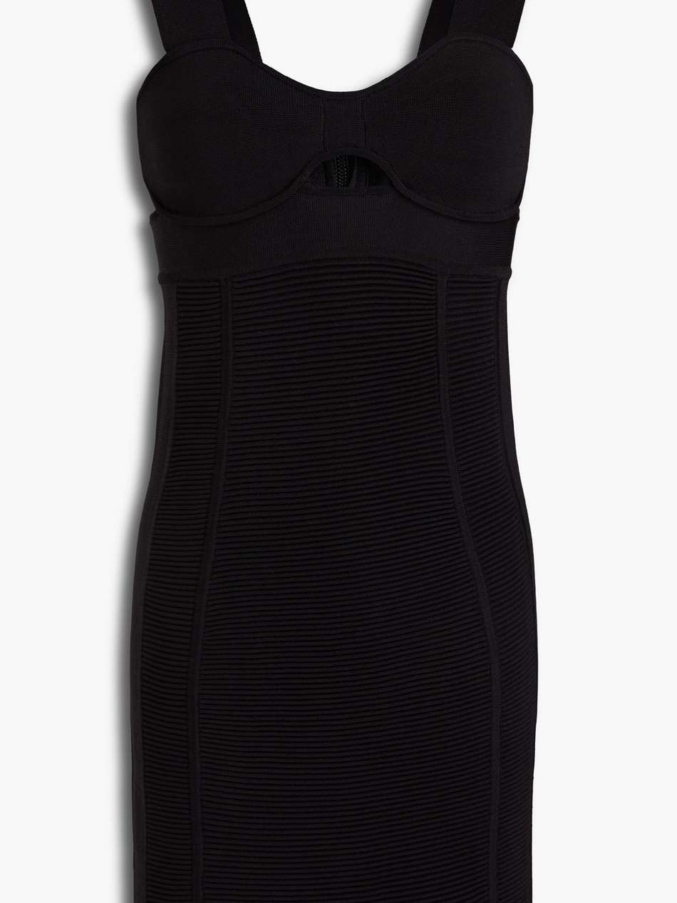 cutout bandage mini dress
