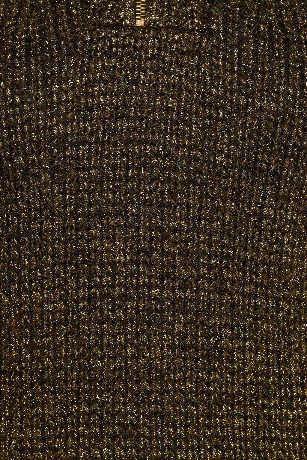 OFFICINE GÉNÉRALE Axelle metallic knitted turtleneck sweater