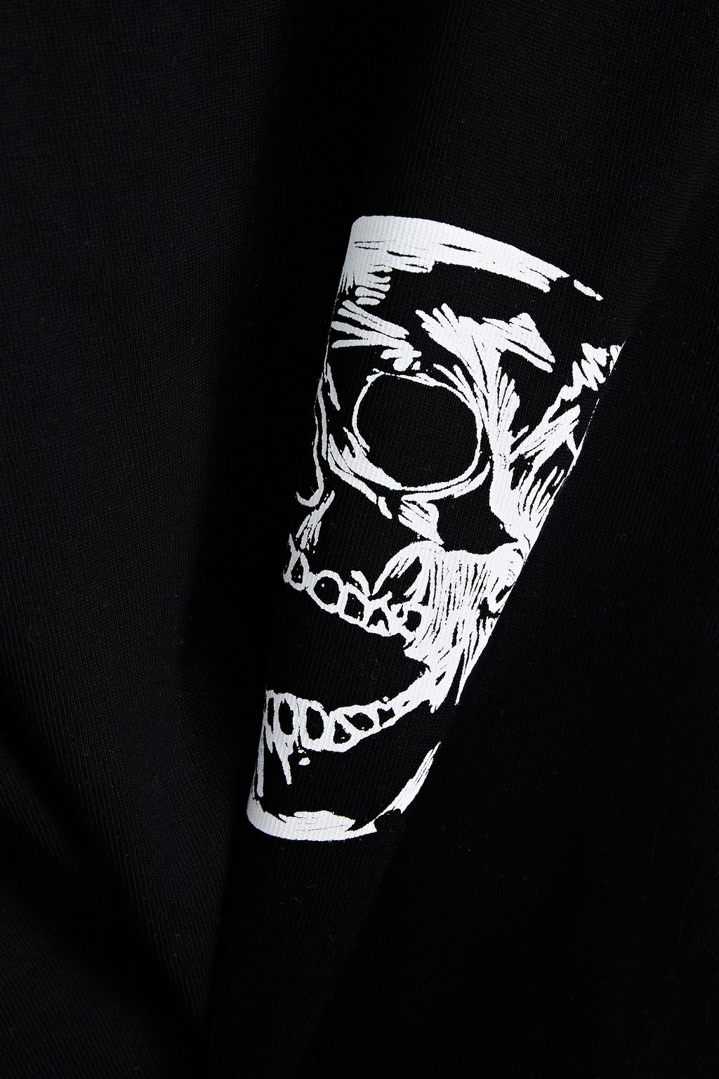 MCQUEEN Printed cotton-jersey T-shirt