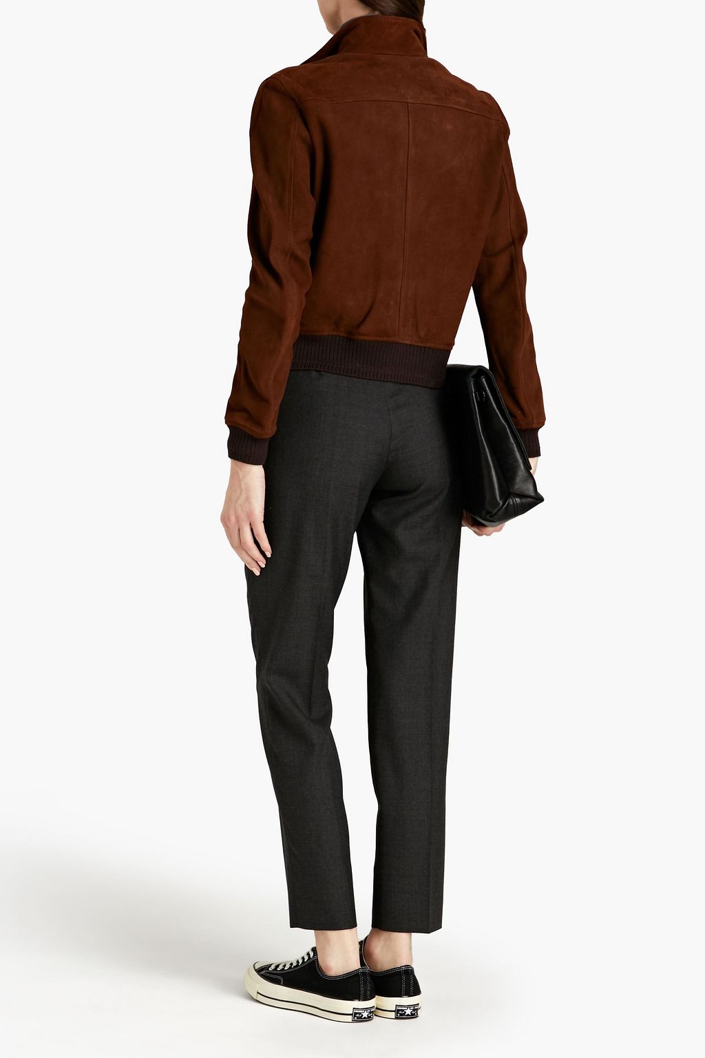 OFFICINE GÉNÉRALE Zoe wool-crepe tapered pants
