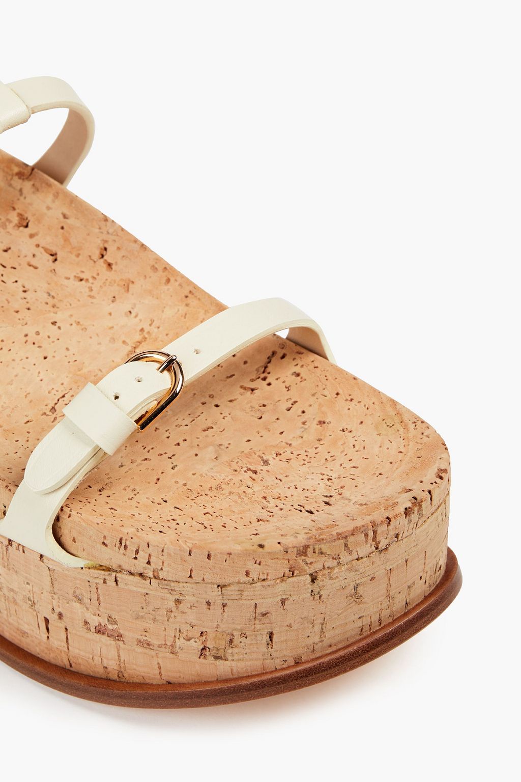 GABRIELA HEARST Torque leather wedge sandals