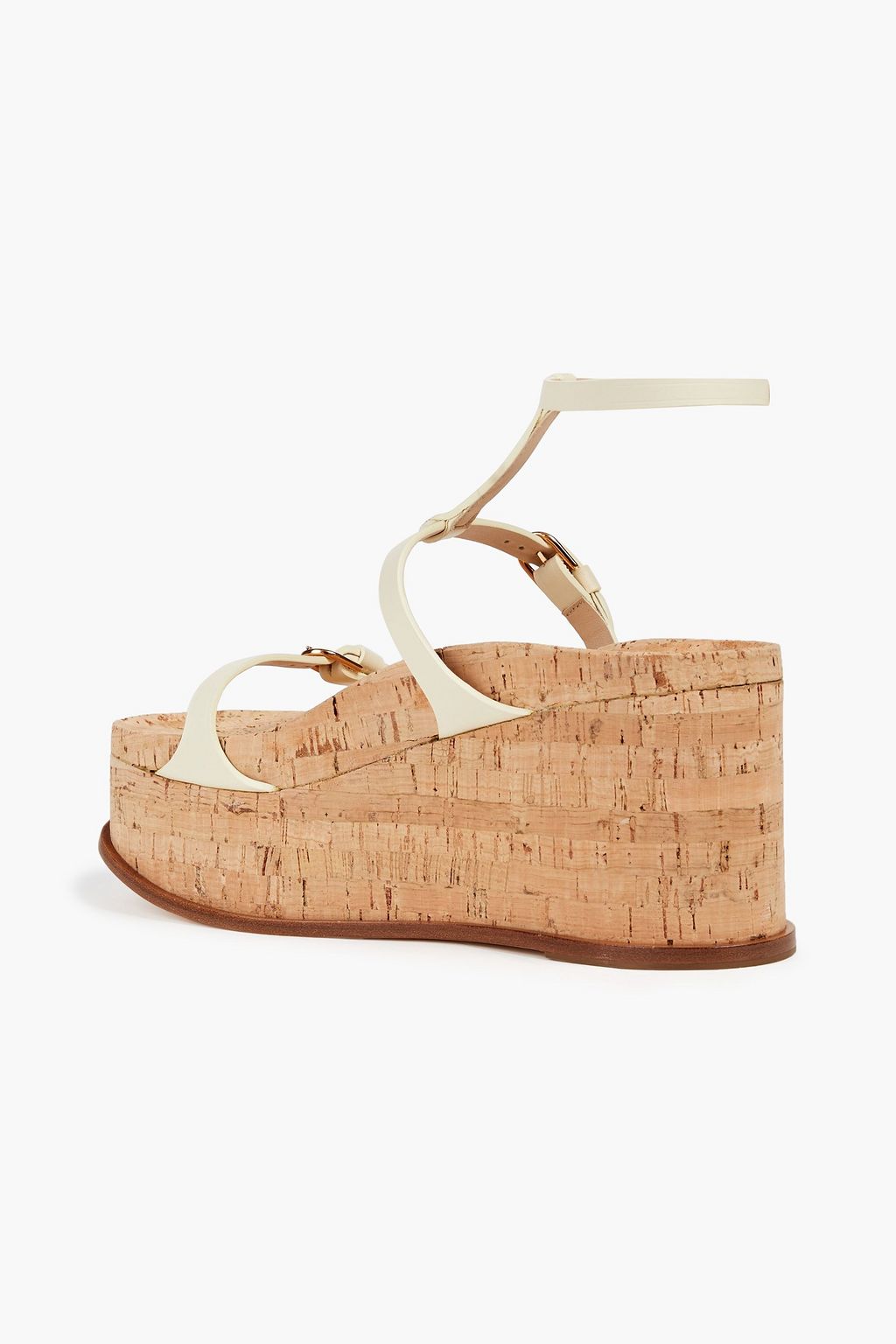 GABRIELA HEARST Torque leather wedge sandals