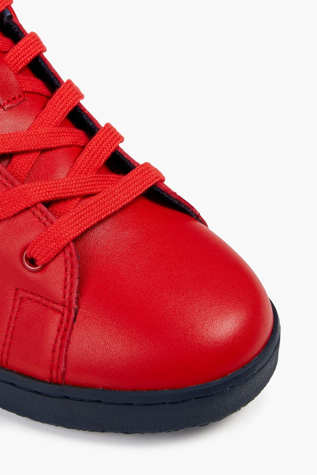 A.P.C. Logo-print leather sneakers