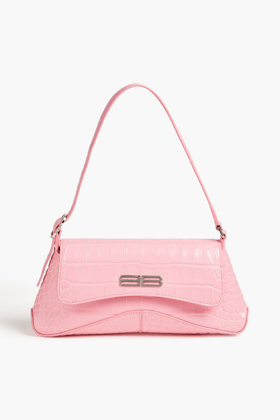 美品 BALENCIAGA CROCO HAND 2WAY BOSTON BAG Balenciaga XX small croc-effect leather shoulder bag | Smart Closet