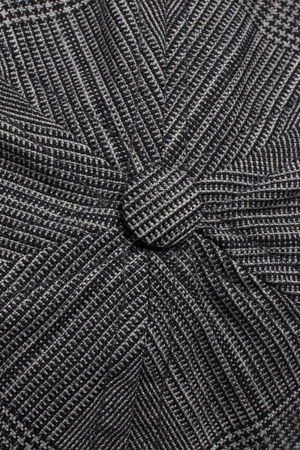 OFFICINE GÉNÉRALE Prince of Wales checked jacquard cap