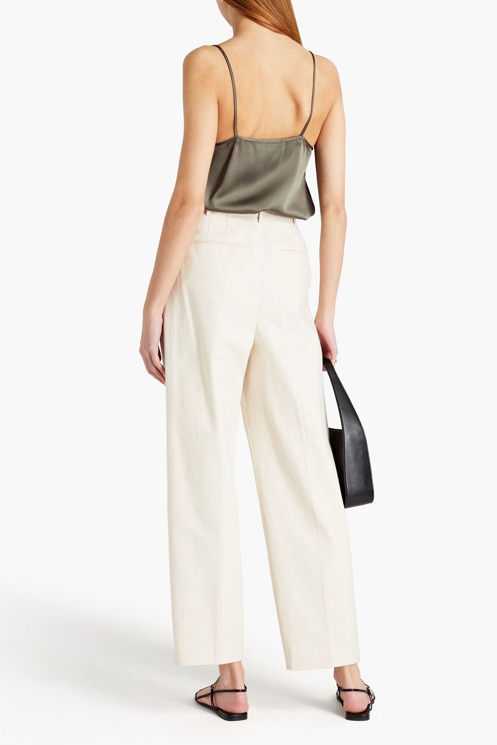 OFFICINE GÉNÉRALE Emmie satin-crepe top