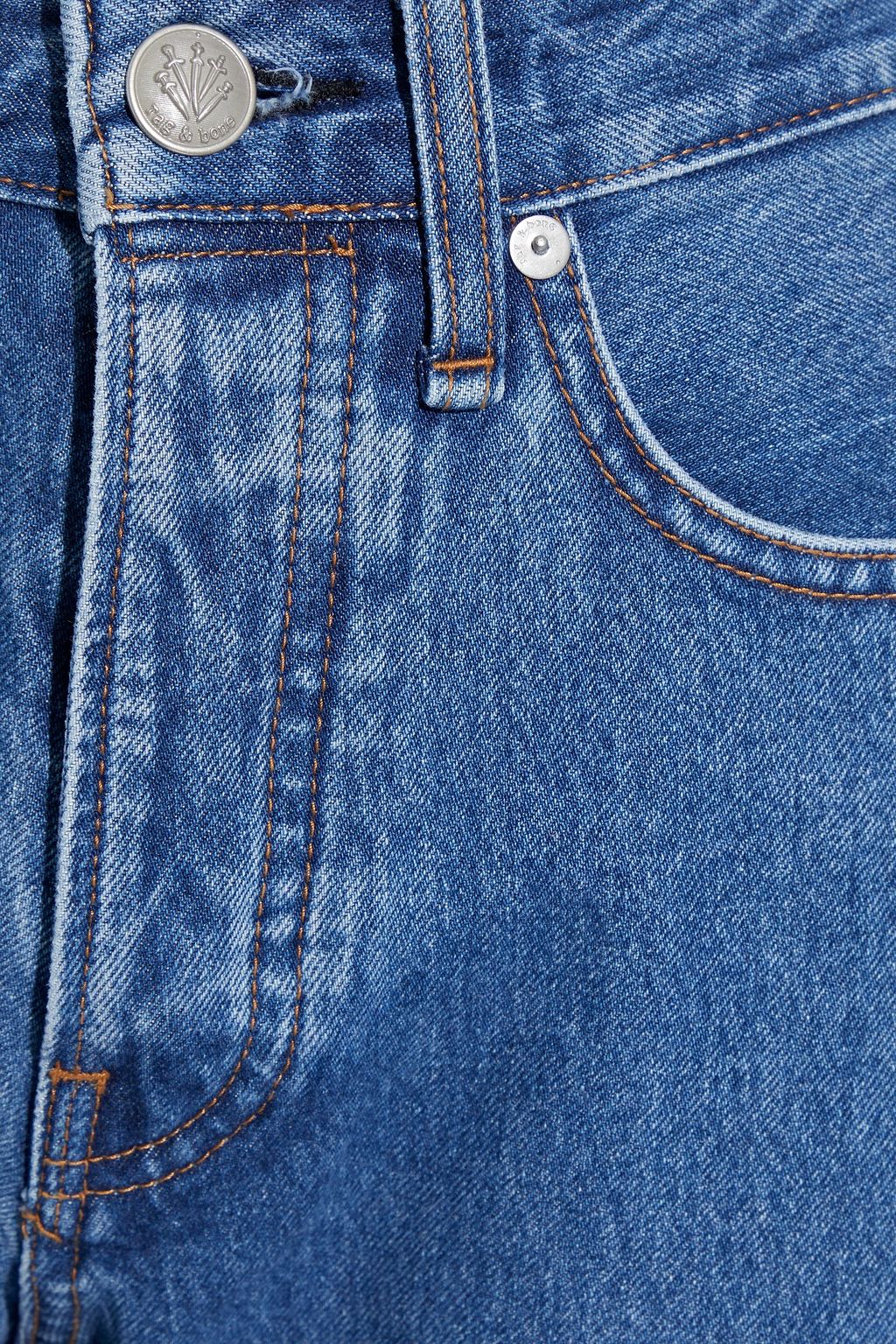 RAG & BONE Maya cropped high-rise slim-leg jeans