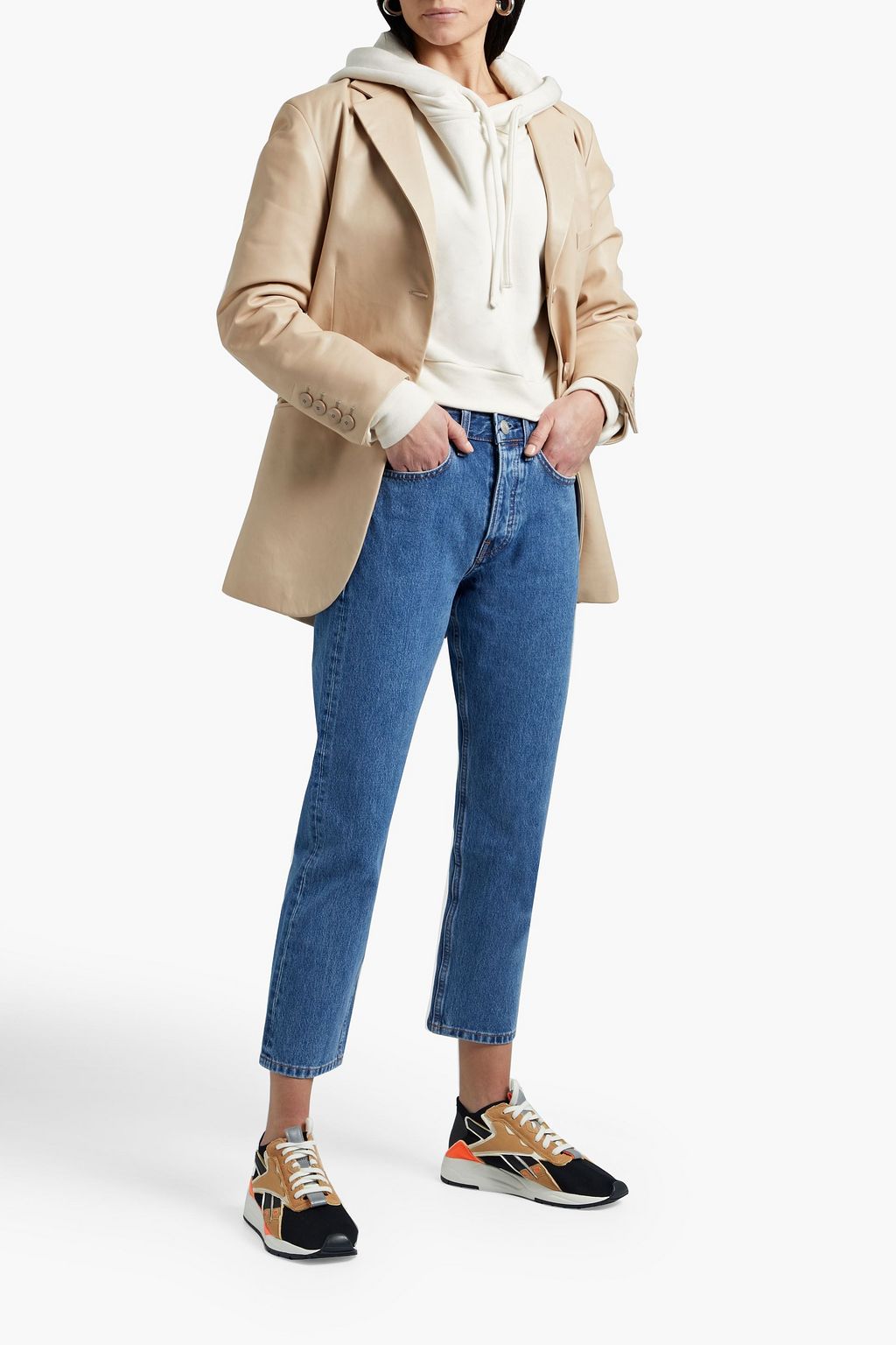 RAG & BONE Maya cropped high-rise slim-leg jeans