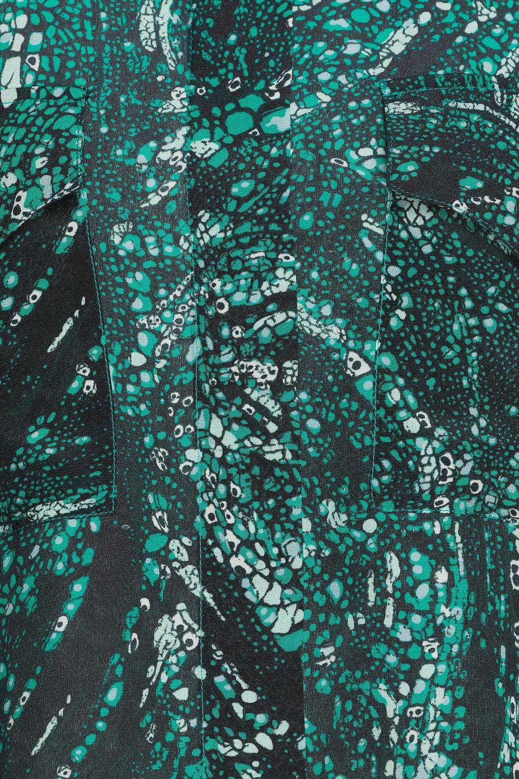 OFFICINE GÉNÉRALE Bonnie printed silk-georgette shirt