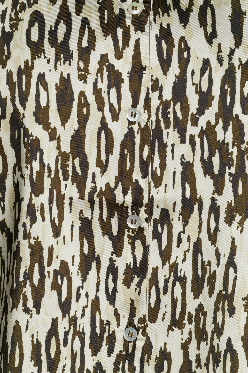 OFFICINE GÉNÉRALE Carine leopard-print satin shirt