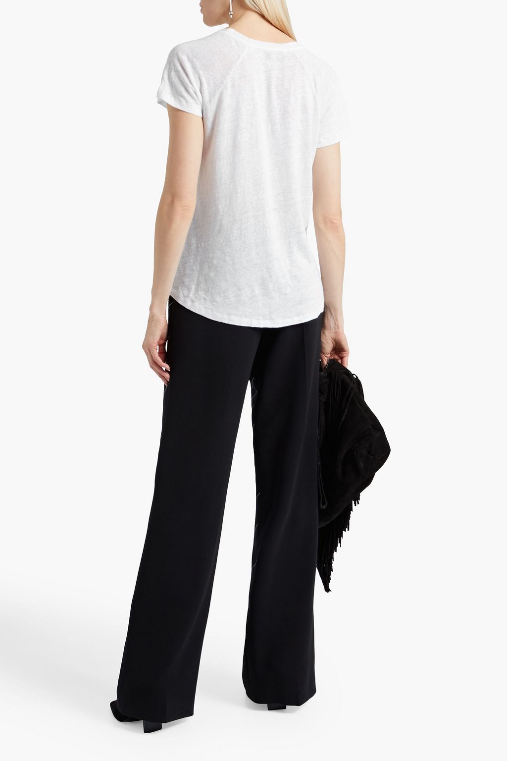 IRO Holsen slub linen-jersey T-shirt