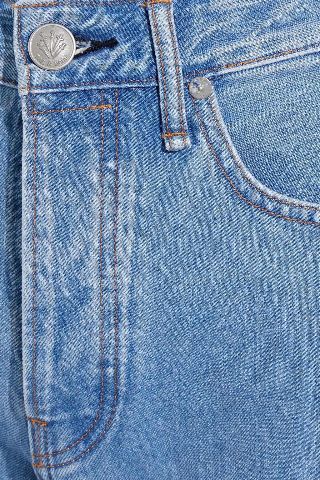 RAG & BONE ハイライズ クロップド スリムレッグ ジーンズ