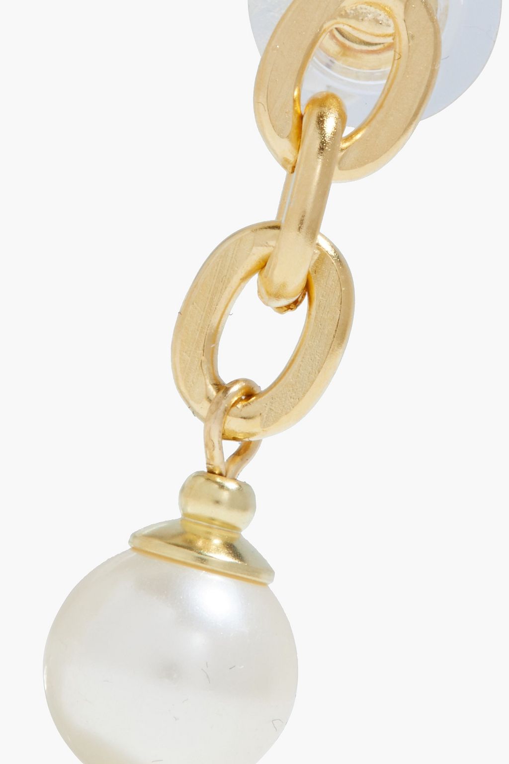BEN-AMUN 24-karat gold-plated pearl earrings