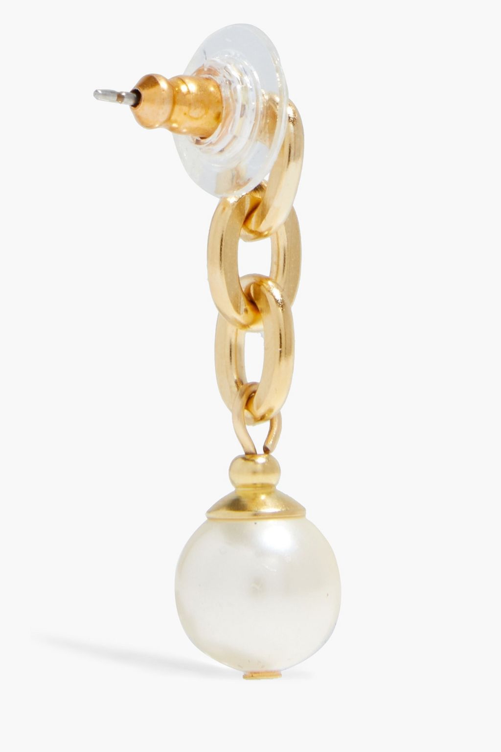 BEN-AMUN 24-karat gold-plated pearl earrings