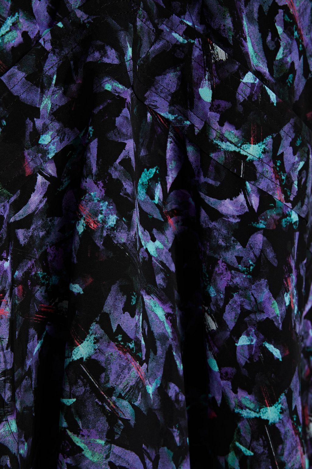 IRO Bago floral-print crepe de chine mini dress