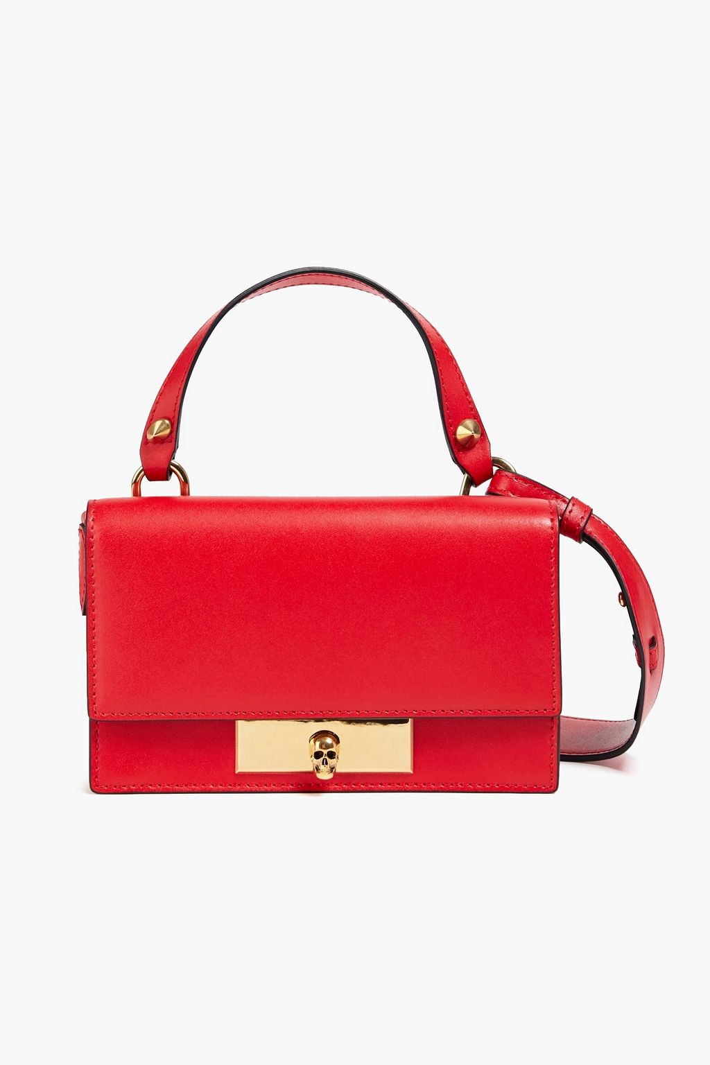 MCQUEEN Embellished leather shoulder bag