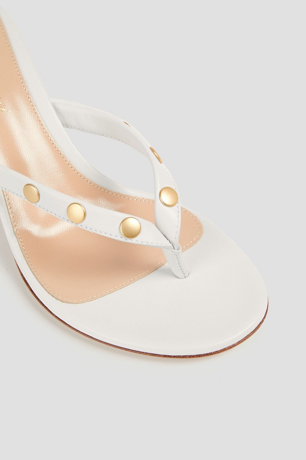 GIANVITO ROSSI Studded leather sandals