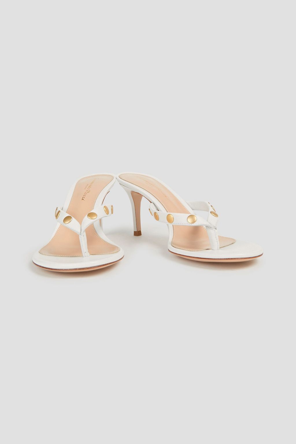 GIANVITO ROSSI Studded leather sandals