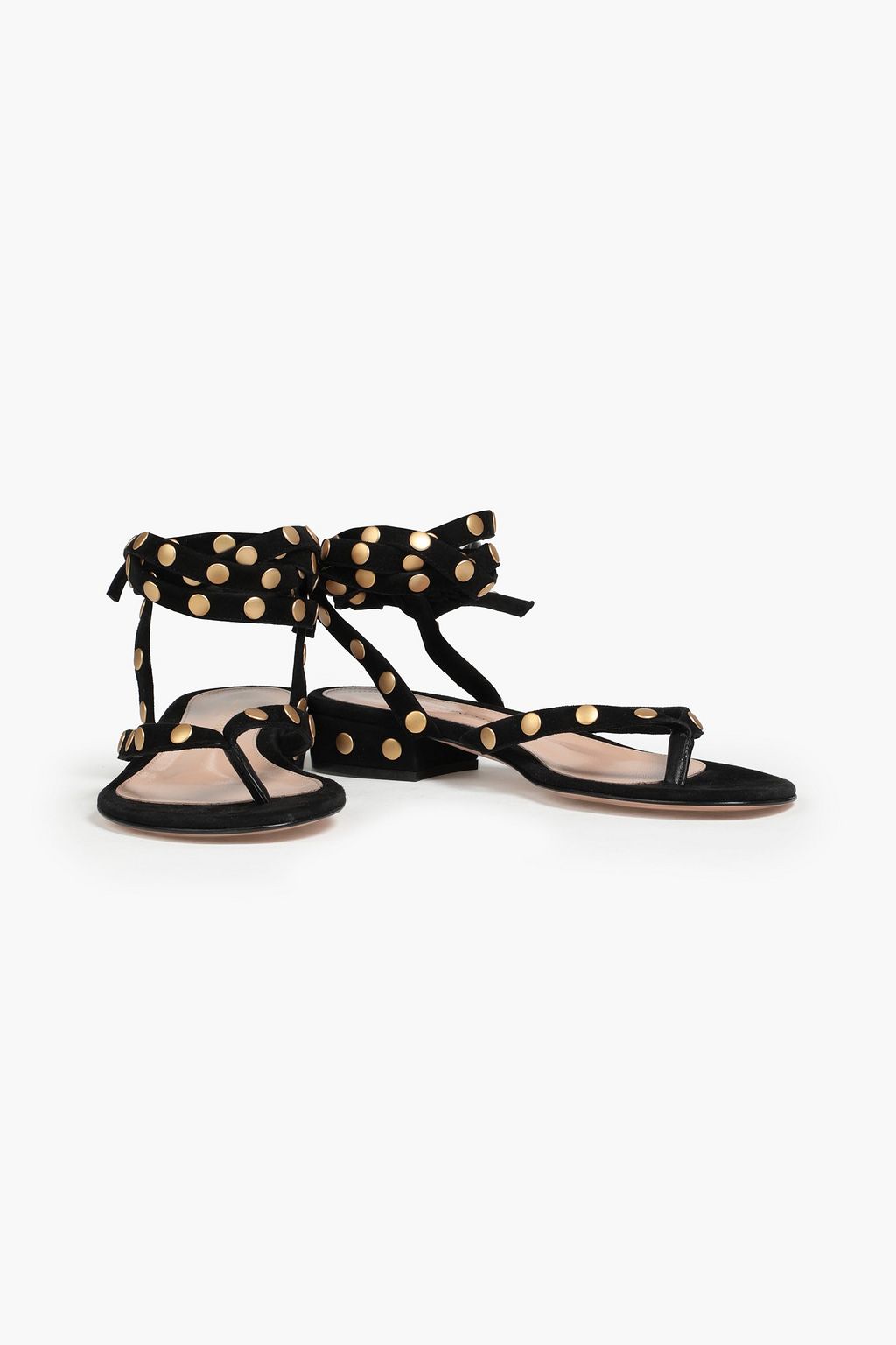 GIANVITO ROSSI Studded suede sandals