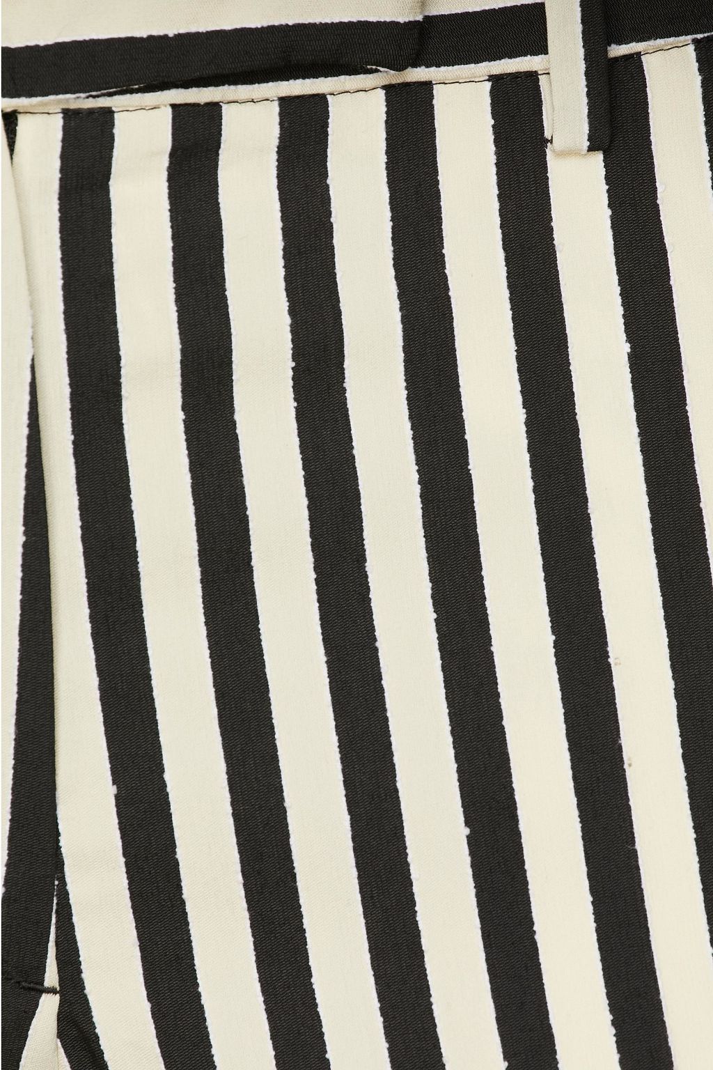 OFFICINE GÉNÉRALE Louise striped crepe straight-leg pants