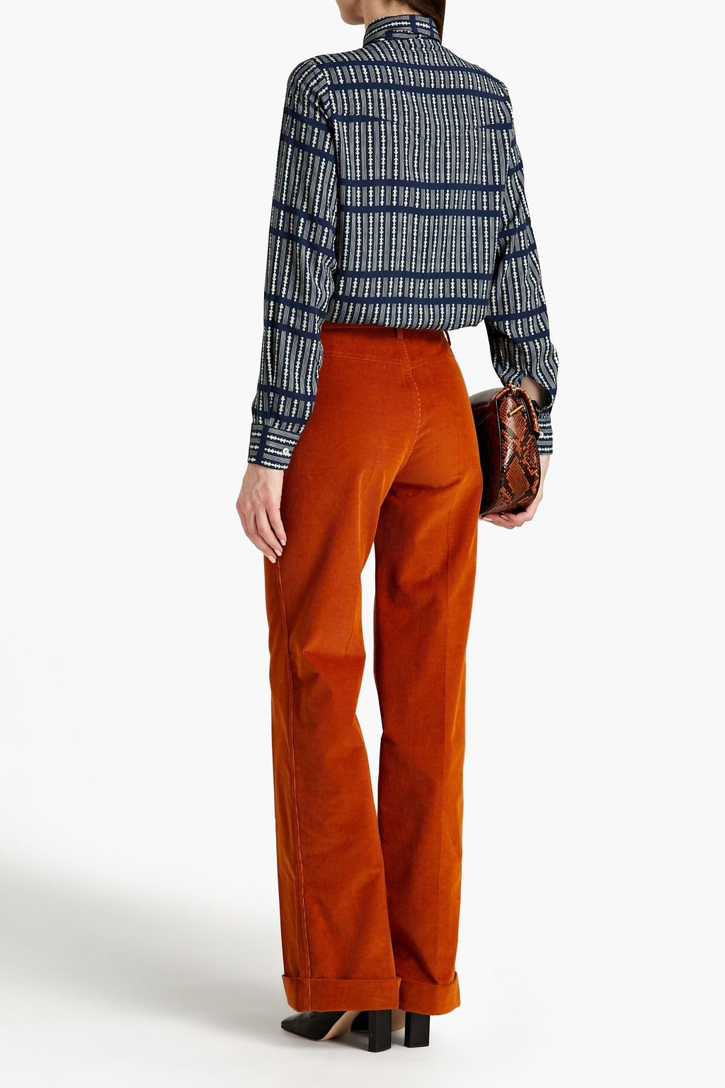 OFFICINE GÉNÉRALE Wanda printed crepe shirt