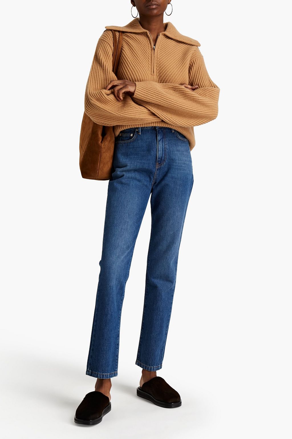 OFFICINE GÉNÉRALE High-rise straight-leg jeans