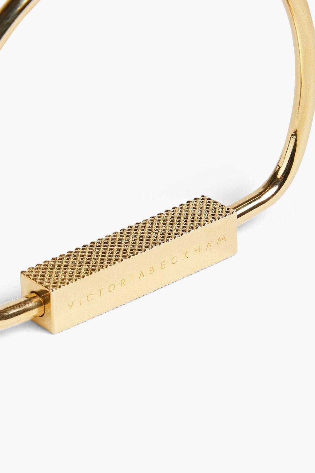 VICTORIA BECKHAM Gold-tone keychain
