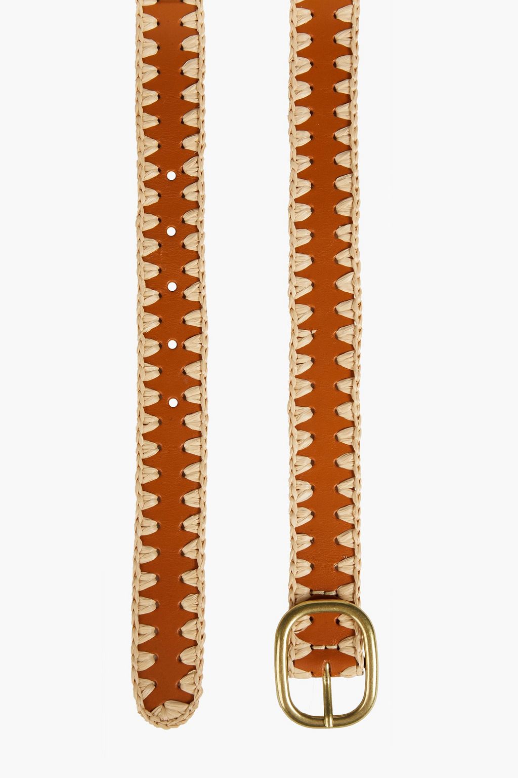 ZIMMERMANN Whipstitched leather belt