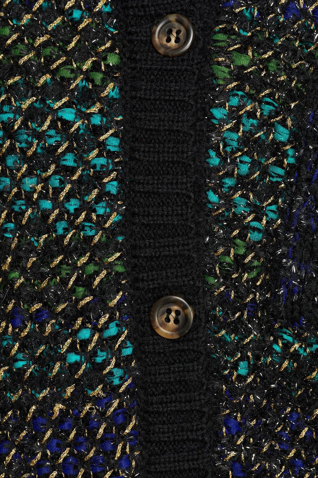 M MISSONI Metallic jacquard-knit coat