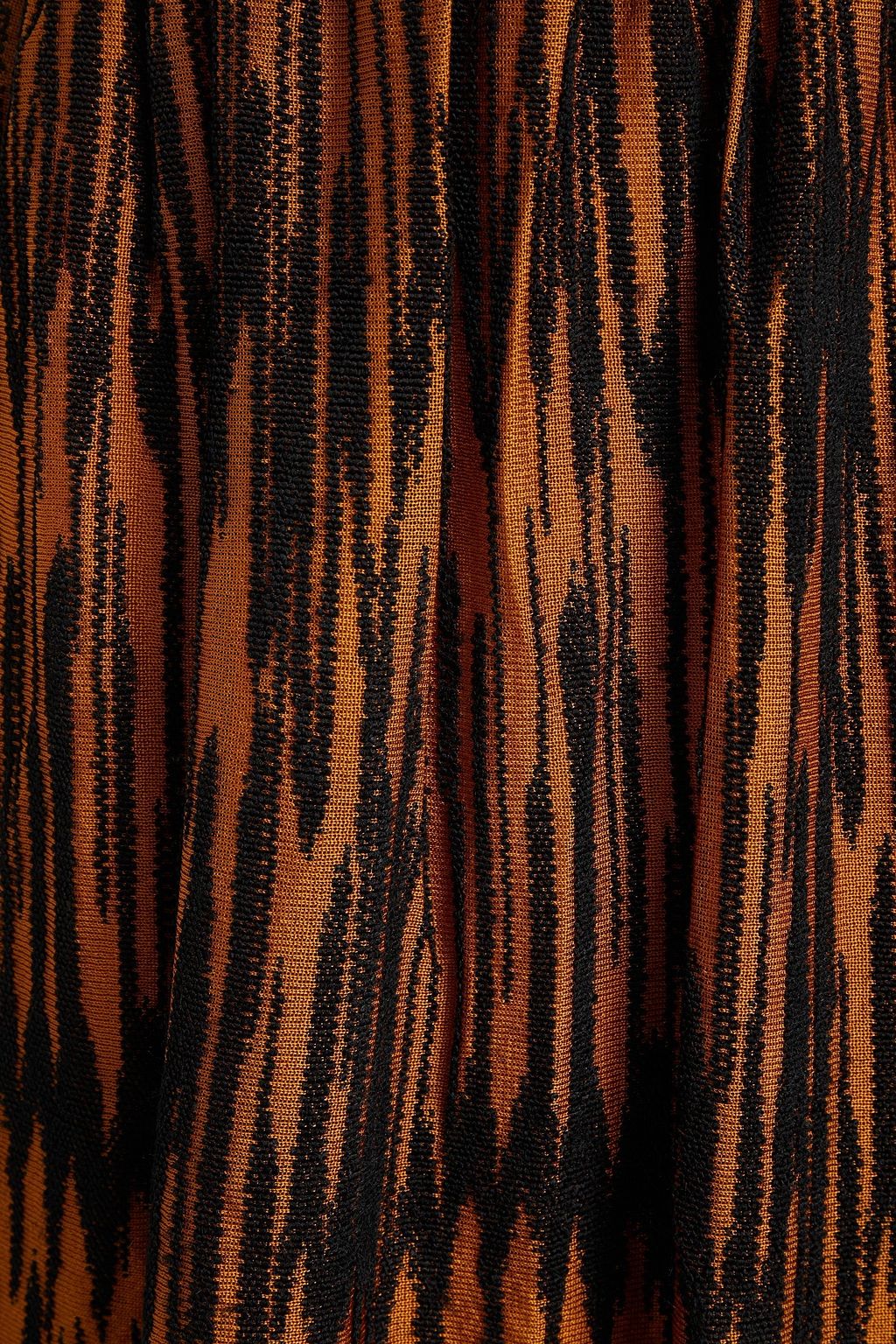 M MISSONI Belted jacquard-knit dress