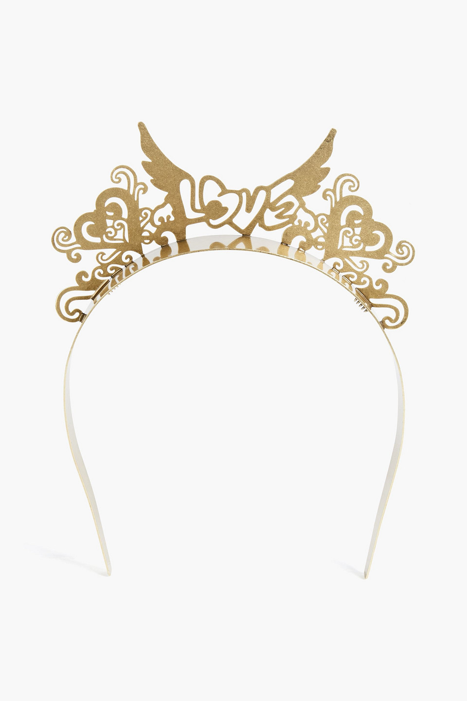 Gold-tone headband