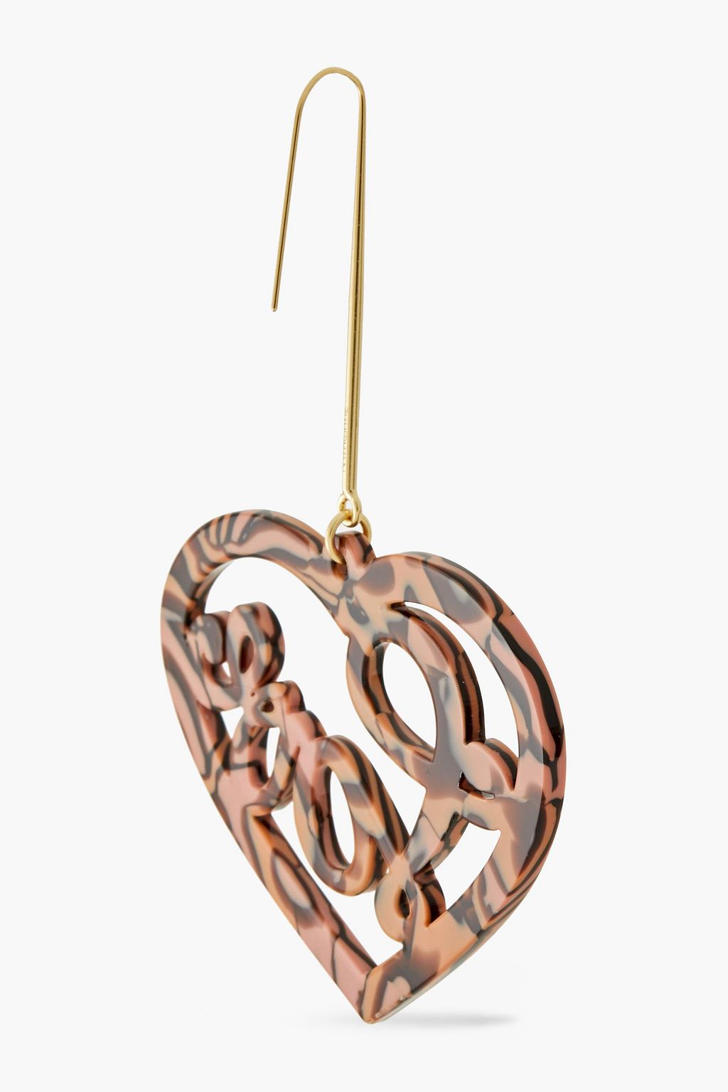 ZIMMERMANN The Lovestruck gold-tone acetate earrings